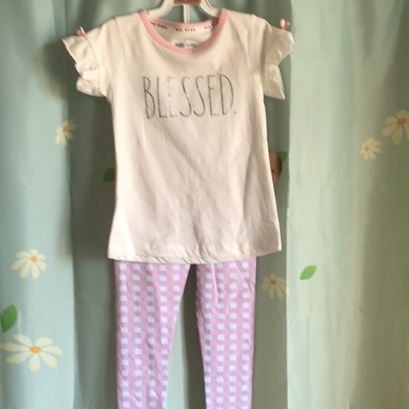 Rae Dunn two piece legging set - Picture 2 of 9